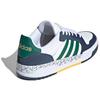 Adidas Neo Entrap Synthetic Leather Simple Low-Top Skate Shoes Unisex Sneakers White Blue Green FZ1119