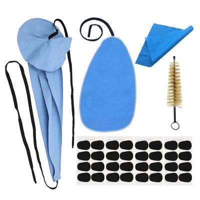 36pcs/lot Multifunctional Saxophone Cleaning Kits with 32pcs Mouthpiece Cushions, Inner Chamber Cleaning Cloth, Mouthpiece Brush