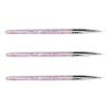 3Pcs Nail Art Liner Brush Comfortable Dustproof Multipurpose Nail Art Point Drill Drawing Brush Pen for Home Nail Salon