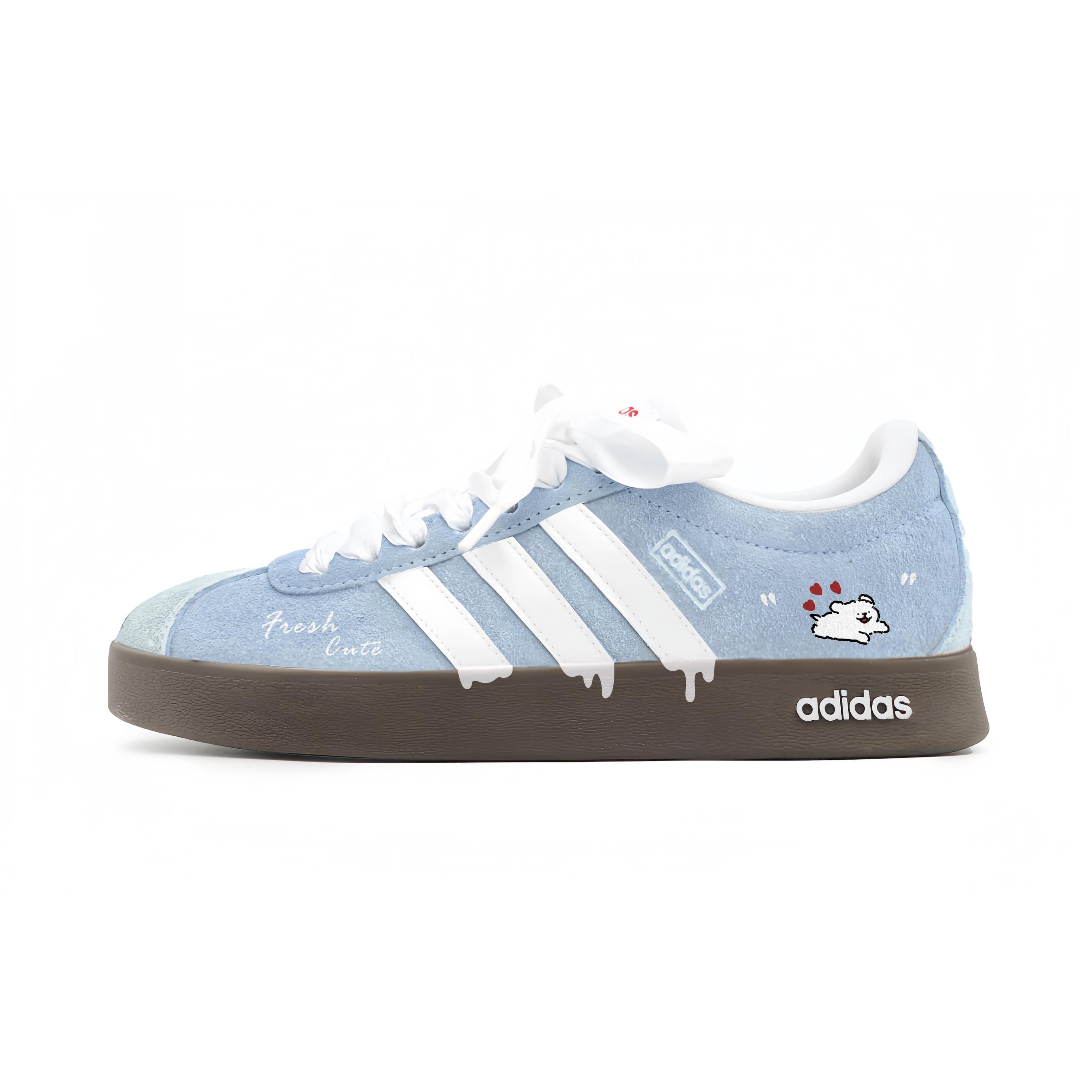 

Adidas VL COURT 2.0 Skateboard Shoes Unisex Low top Blue, White HQ1802(team-1976) 37⅓