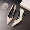 Fashion Aphixta Cross Straps Fashion Pumps 6cm High Heels Woman Shoes Sexy Pointed Toe Lace Up Elegant Heels Party Heels for Ladies