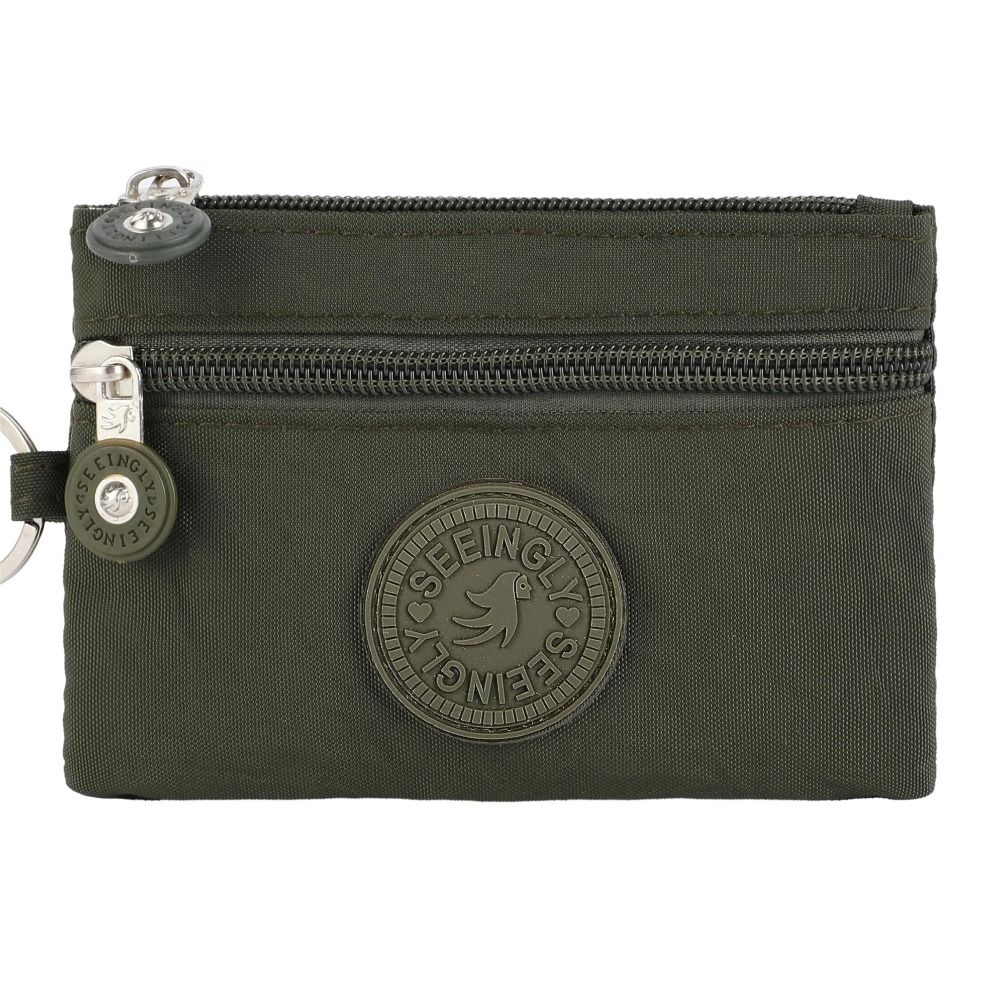 Leinen Geldmünzbörse 2025 Neu mit Schlüsselring Wasserdicht Kreditkartenhalter Verschleißfeste Geldbörse Geldbeutel Männlich Weiblich