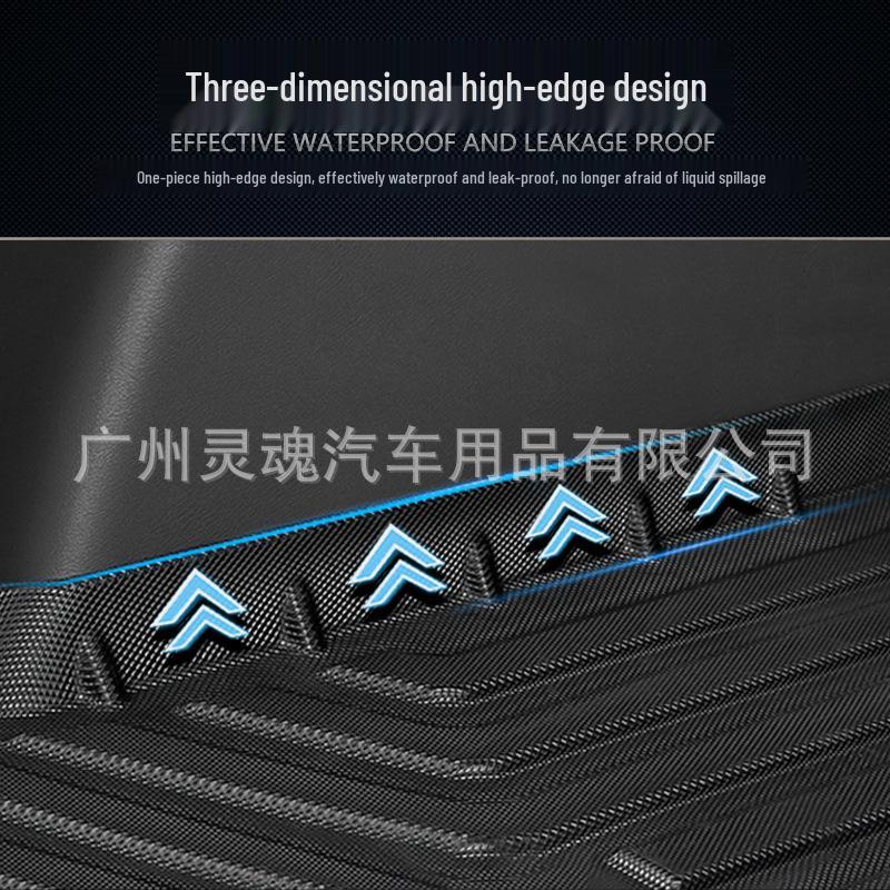 Eco-Friendly Waterproof TPE Trunk Mat for 2021 Kia Carnival (4th Gen)