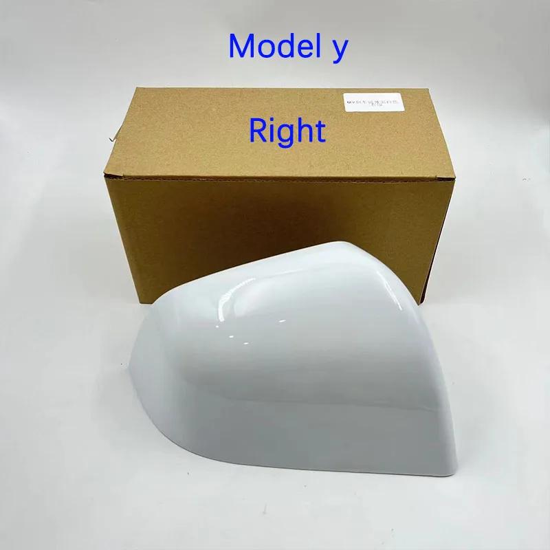 Rückspiegel-Baugruppe für Tesla Model Y -2024 Seitenspiegel Außen Spiegelglas Blinkergehäuse Unteres Gehäuse Rahmenabdeckung