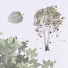 Removable Birch Tree Fresh Plant Wall Sticker PVC Background Plants Playroom Decals Decor  Bedroom