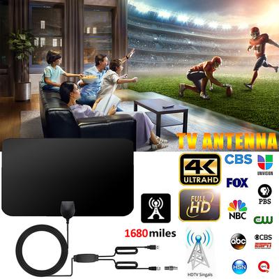 4K HDTV Antenna 1680 Miles Range Amplified Digital Antenna Indoor Aerial With HD1080P DVB-T2 for TV