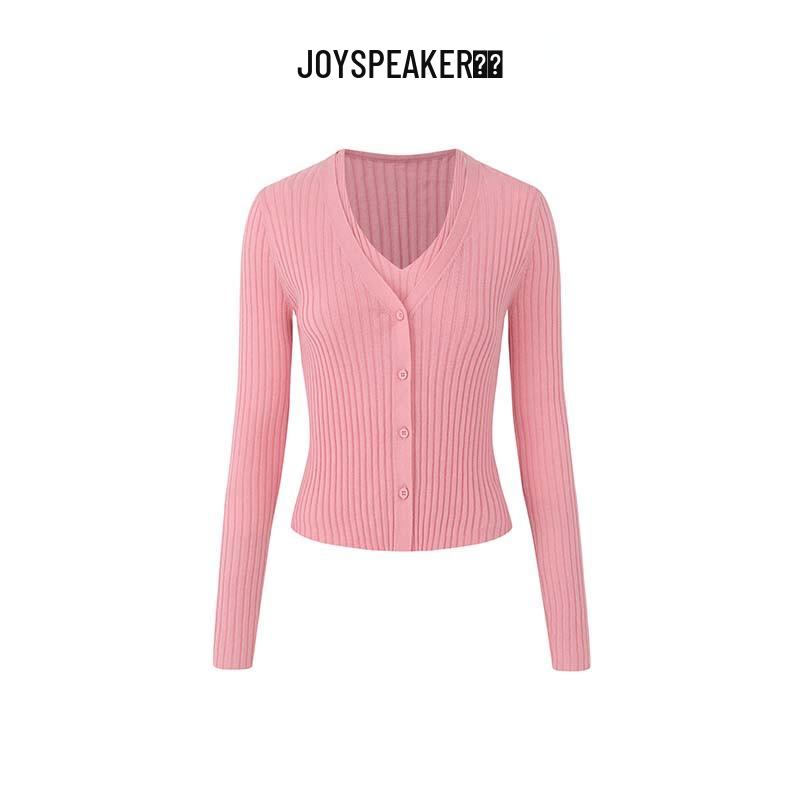 JOY SPEAKER Women's Long-Sleeve Knit Cardigan