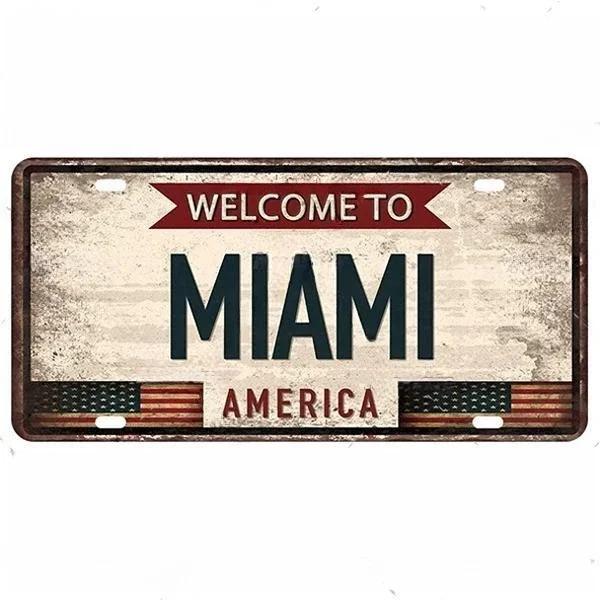 Vintage Berlin Madrid New York Paris Country City Stil Platte Metallschild Plakette Blechschild Man Cave Bar Club Poster Dekoration