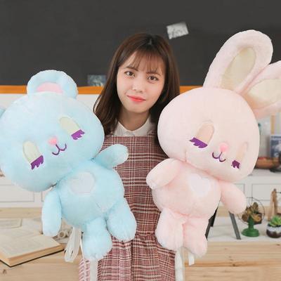 2019 Fantasy Series Candy Color Bear and Rabbit Plush Toy for Claw Machines