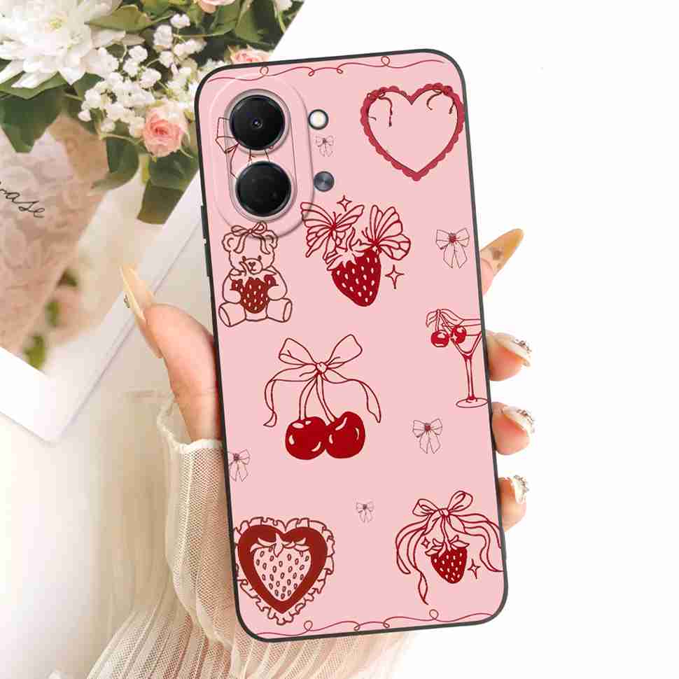 For Tecno Spark Go 3 5G Case 6.74" Cute Fashion Rabbit Soft Silicone Phone Case For Tecno SparkGo 3 Spark Go3 KN3 Cover