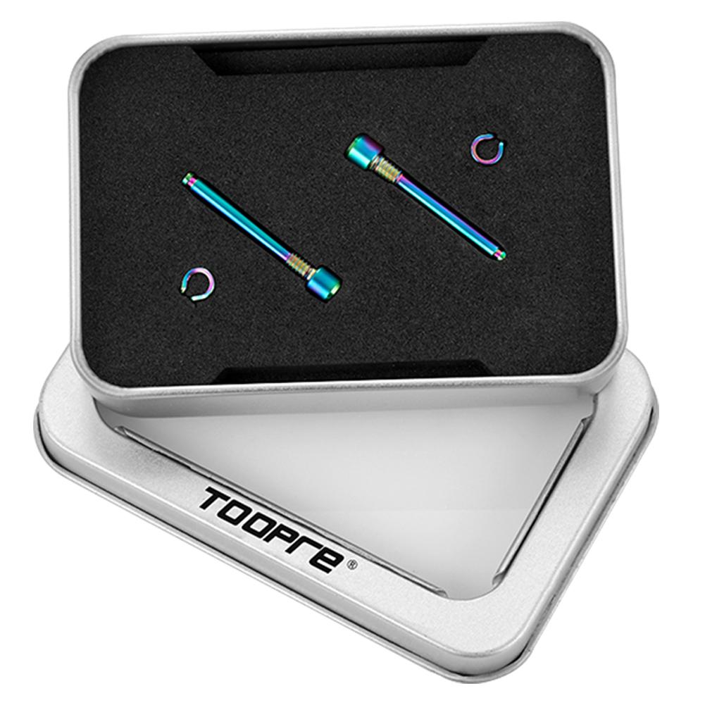 Bicycle Hydraulic Disc Brake Pad Bolts Circlip Retainer Pin Lightweight Titanium Alloy Cycling Bike Accessories