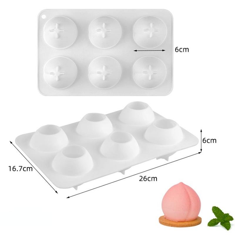 Fruit Silicone Cake Mold Heart Geometry Chocolate Ice Cube Biscuit Jelly Mould DIY Cloud Moon Pudding Baking Set Birthday Gifts