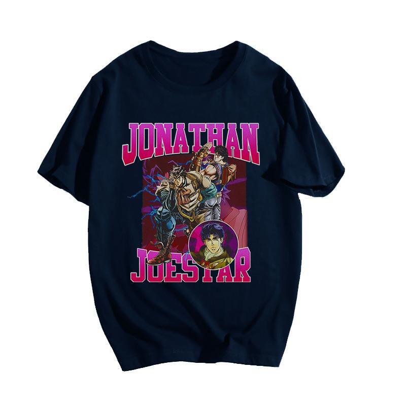 Yoshikage Kira Jojos Bizarre Adventure Anime Trend T-Shirt Baumwolle Grafik-T-Shirt Unisex Unisex Sommer Streetwear