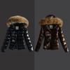 Outerwear Womens Faux Fur Coat With Large Collar For Streetwear Style