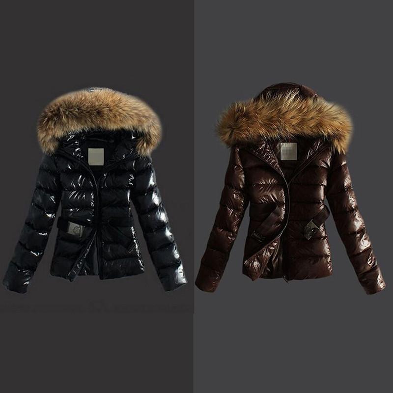 Outerwear Womens Faux Fur Coat With Large Collar For Streetwear Style