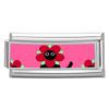 Red Pink Heart Dog Cat Flowers Italian Charm Link fit 9mm Stainless Steel Jewelry DIY Making Bracelets For Gifts