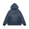 Unisex Oversized Hooded Sweatshirt With Washed Vintage Print Soft Cotton Blend Relaxed Fit Fall Casual Wear