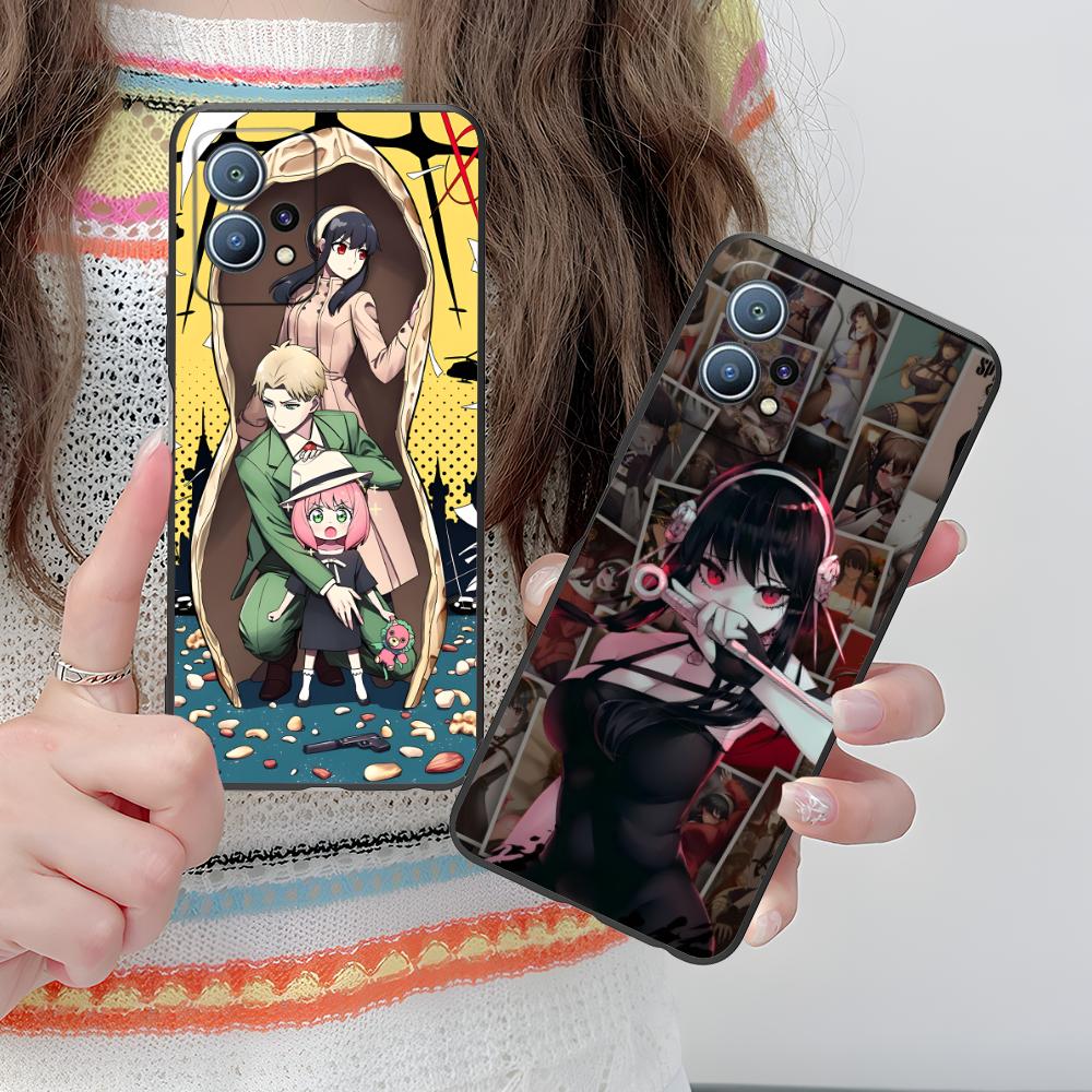 Anime Spy Family Mobile Phone Case for Huawei P60 P50 P40 P30 P20 P10 P9 P8 Pro Lite Plus Colorful Printing Cover Luxury Pretty