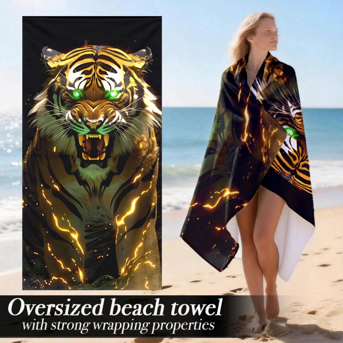 

Lightweight Extra Large Luxury Oversized Beach Towel | Polyester Microfiber, Strong Wrapping Properties, Suitable For Sports, Tr W40*H60(CM)