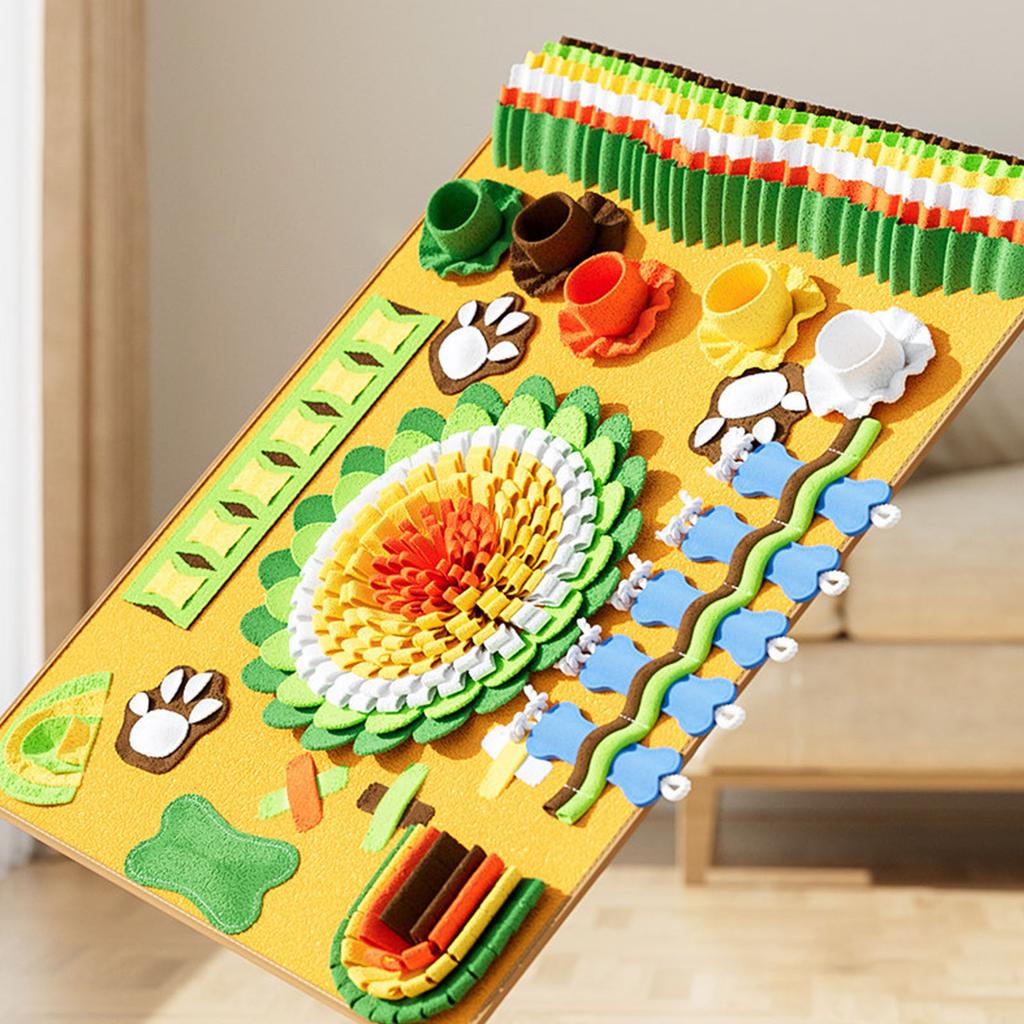 Durability Sniffing Pad Portable Dog Activity Mats Multifunctional Dog Enrichment Toy for Dog To Reduce Boredom