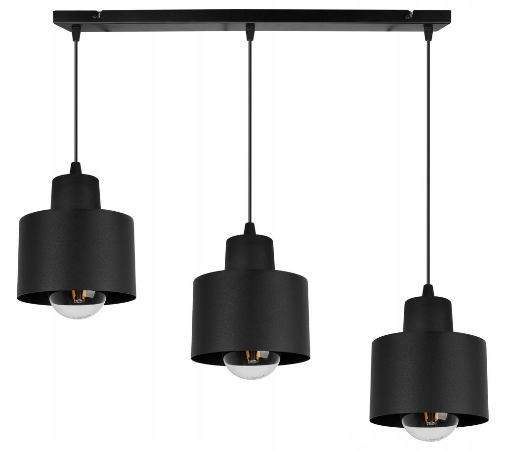 MODERN CEILING HANGING LAMP BLACK LED LAMP