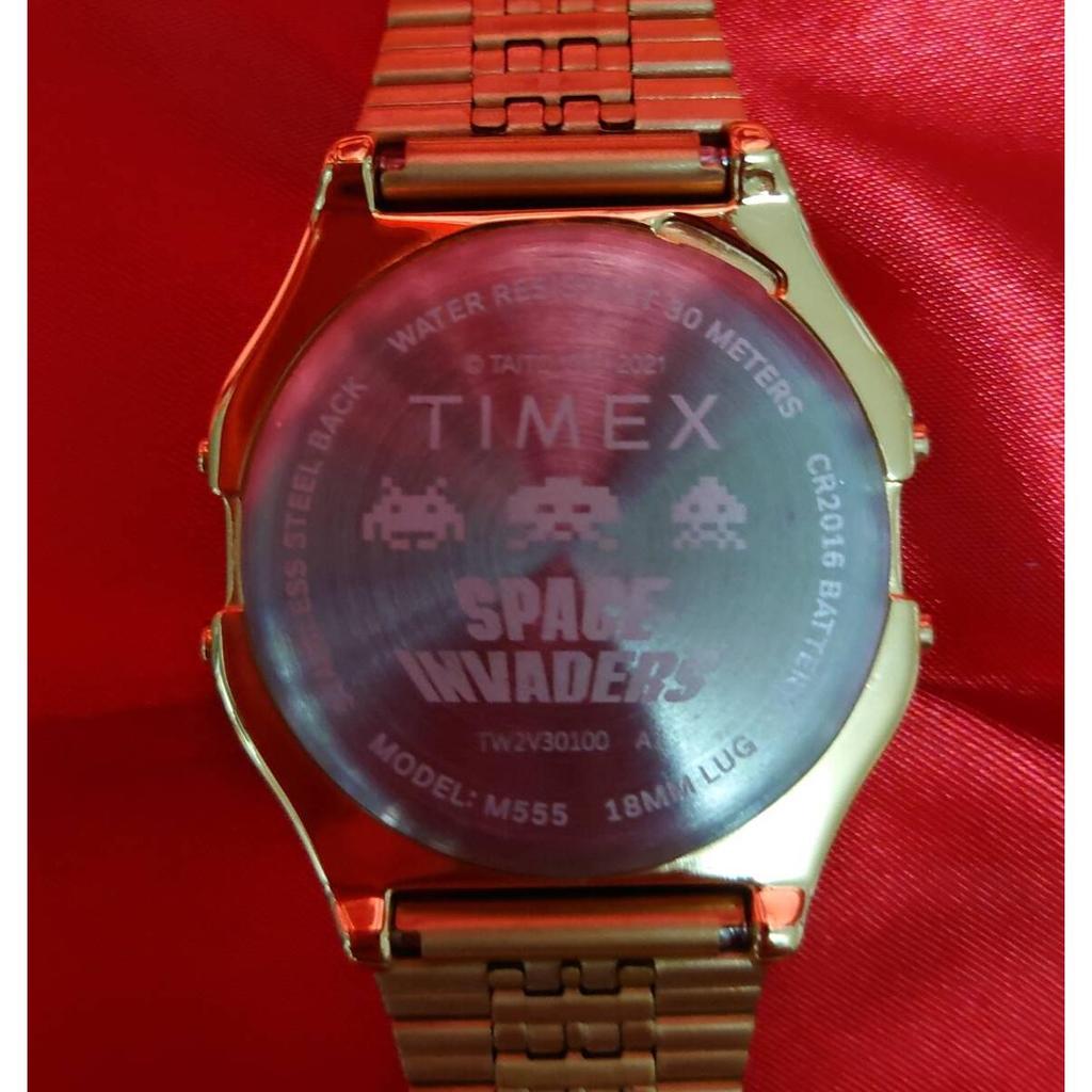 Used [Free Shipping] Watch TIMEX SPACE INVADERS Space Invaders [Shipped by Japan Post]