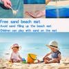 2m*2m Camping Sandless Magic Beach Sand Free Mat Travel Outdoor Picnic Large Mattress Waterproof Bag Blanket Foldable