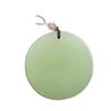 Dragon & Phoenix Imitation Hetian Jade Pendant Necklace - Green Jade Auspicious Design for Couples