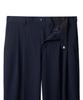Musinsa Standard Recycle Two-Tuck Wide Hidden Banding Slacks [Navy]