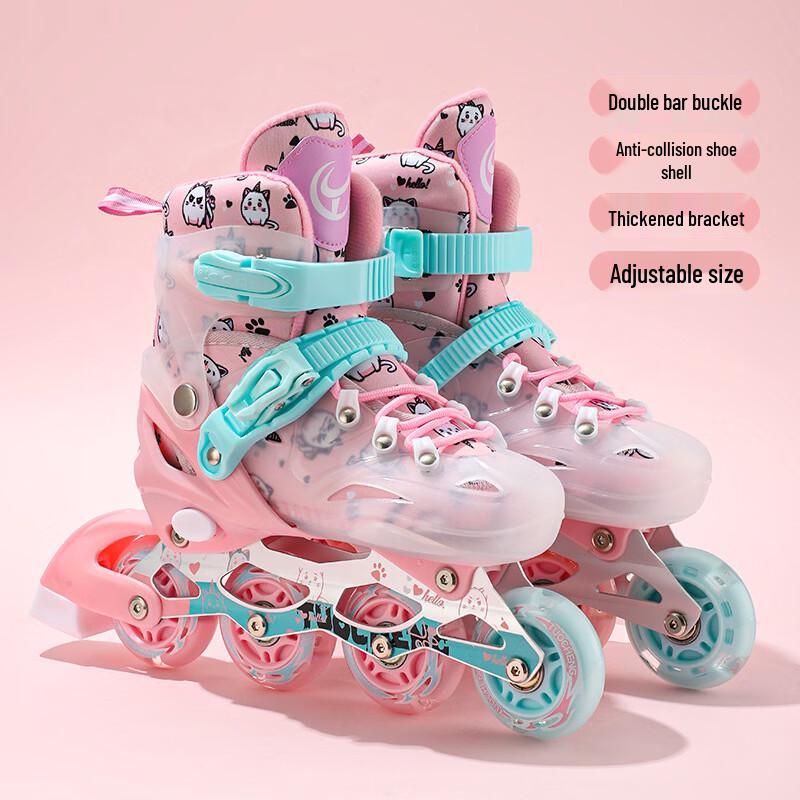 MDUG Kids  Full-Flash Roller Skates Set