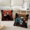 Rock Band Pillow Covers G-GhostS Band Cartoon Pillow Case Home Decor Throw For Sofa Bed Car Room Decor Gift Idea