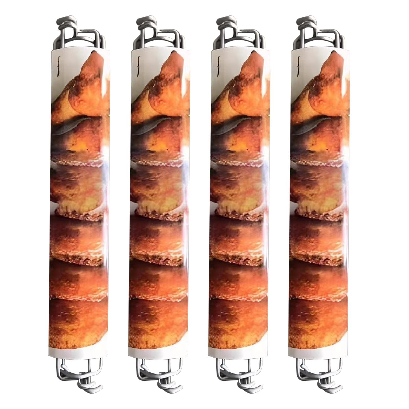 

Вилка для барбекю для курячих крилець, рейки з нержавіючої сталі для курячих крилець, багатоцільовий інструмент для смаження шампурів на відкритому повітрі для кемпінгу