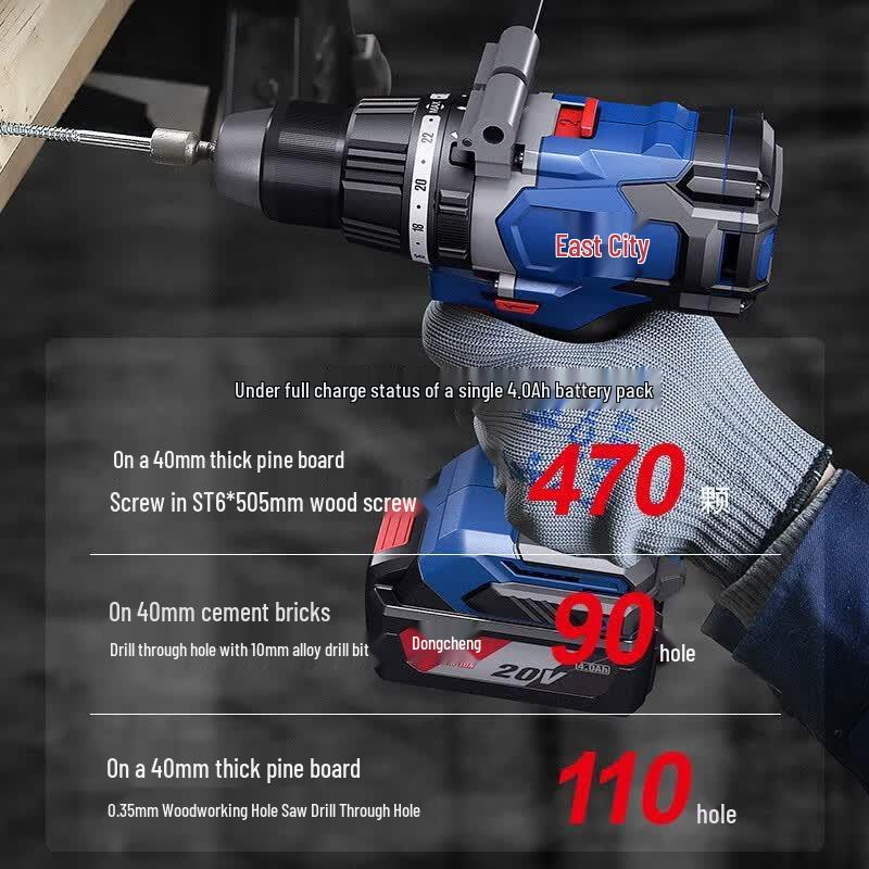 Dongcheng 13mm Cordless Drill CN plug (adapter included)