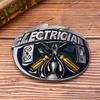 Vintage Men Electrician Tool Cowboy Alloy Belt Buckle Fit 1.5Inch Wide Belt