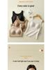 2024 Autumn/Winter Seamless Mulberry Silk Women's Warm Vest with Built-in Bra Pads: Inner/Outer Wear