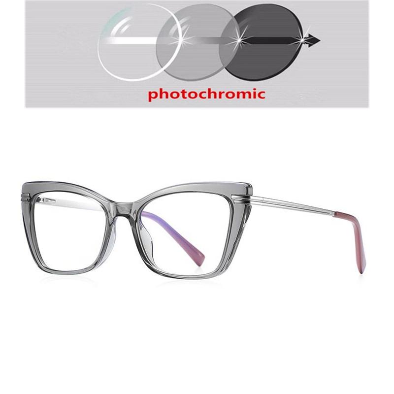 Blue Light Blocking Women Cat Eye Prescription Glasses For The Nearsighted  Student Myopes Lunettes 0 -0.5 -0.75 To -6.0