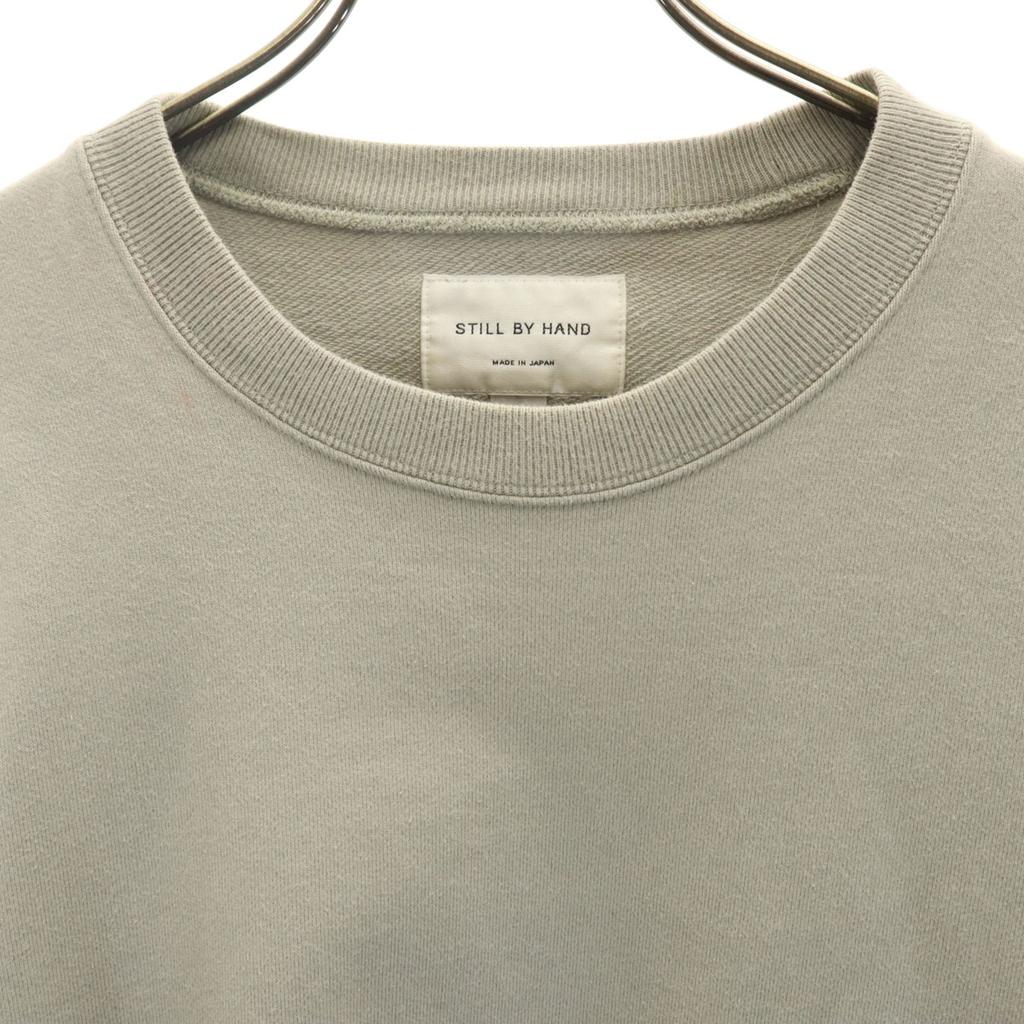 STILL BY HAND Made In Japan Long Sleeve Sweat 50 Gray Trainer Men's Used