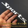 3D Sport Metal Car Logo Emblem - Modified Vehicle Decal for Tail, Door, and Side Panels