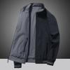 Spring and Autumn Double-sided Jacket Men's Stand-up Collar Jacket Loose Coat Men's and Women's Couples Trendy Clothes