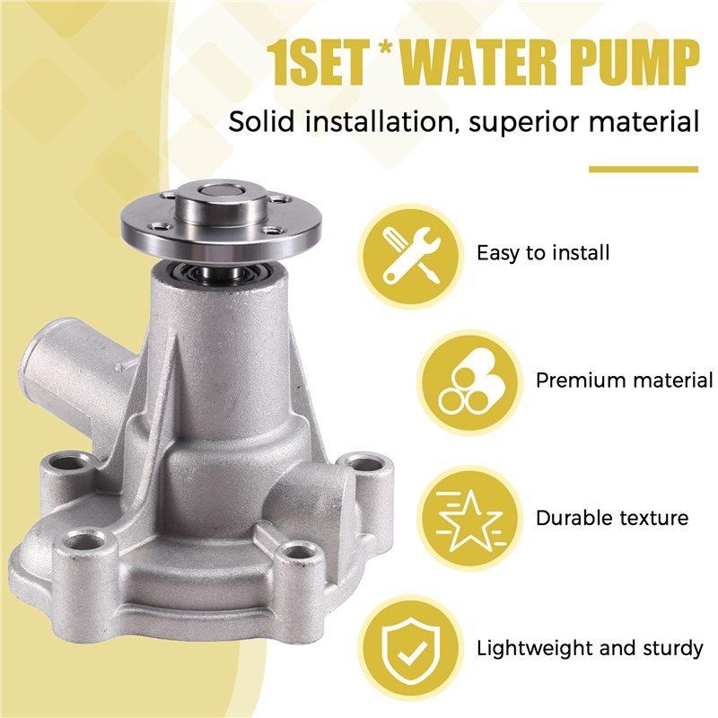A16P-New Water Pump Replacement Part For Yanmar Tractor Models YM169 YM180 YM186- Part Numbers 121023-42100 129350-42010