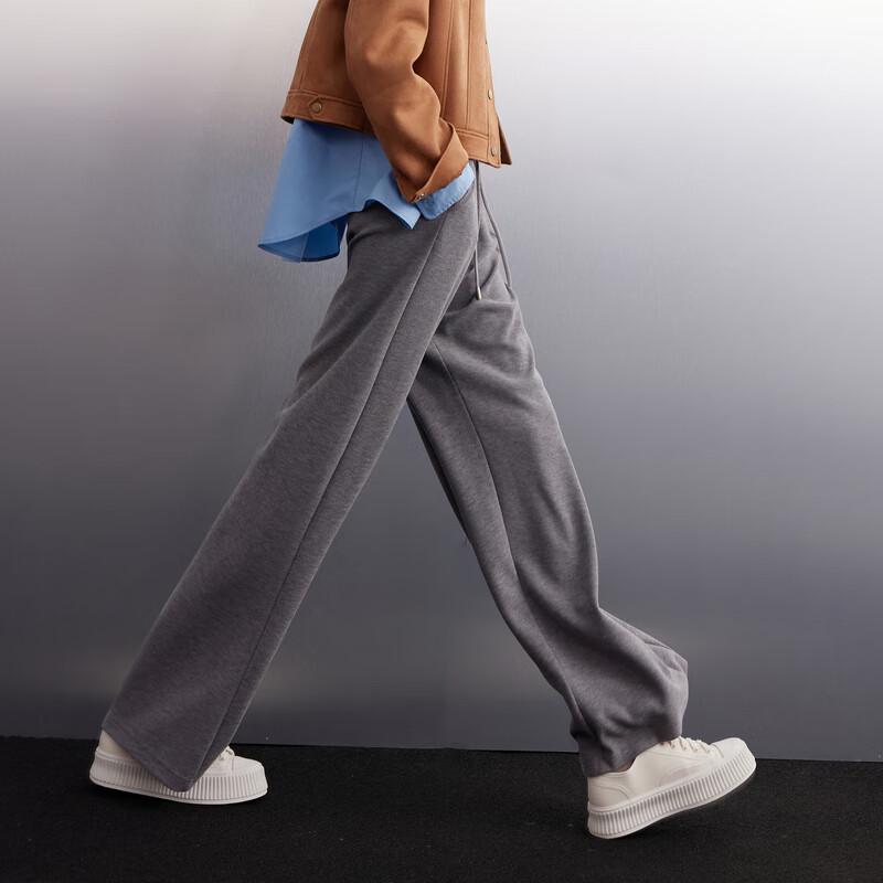 Women's Casual Elastic Waist Wide-Leg Trousers