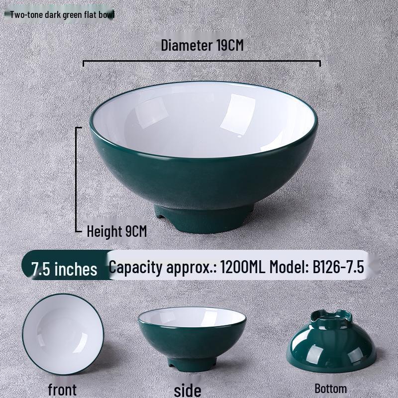 Nordic Melamine Malatang & Lanzhou Lamian Soup Bowl
