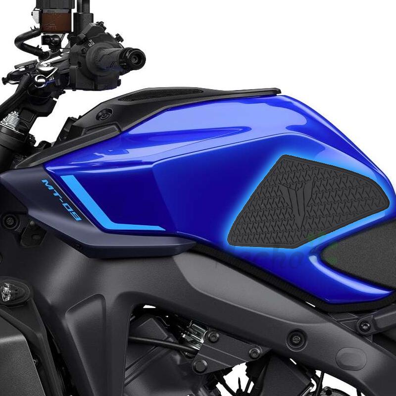 For YAMAHA mt 09 MT-09 MT09 2024 2025 Accesorios Tank Pad Non-slip Side Fuel Tank Pad Stickers Waterproof Rubber Sticker
