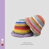 1pc Women's Classic Straw Braid Hat,Summer Sun Wave Brim Beach Hat,Versatile Bucket Hat,UV Protection,suitable for Beach Tralve