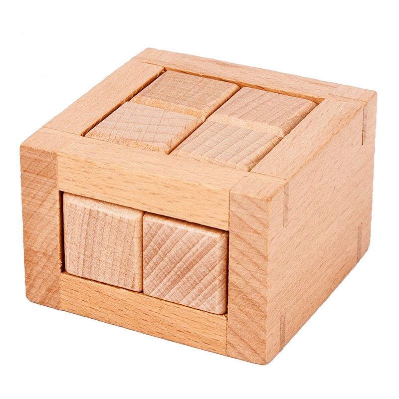 

Набор головоломок Конгминга из бука и головоломок Лубана для детей - Деревянная игрушка с шиповым соединением