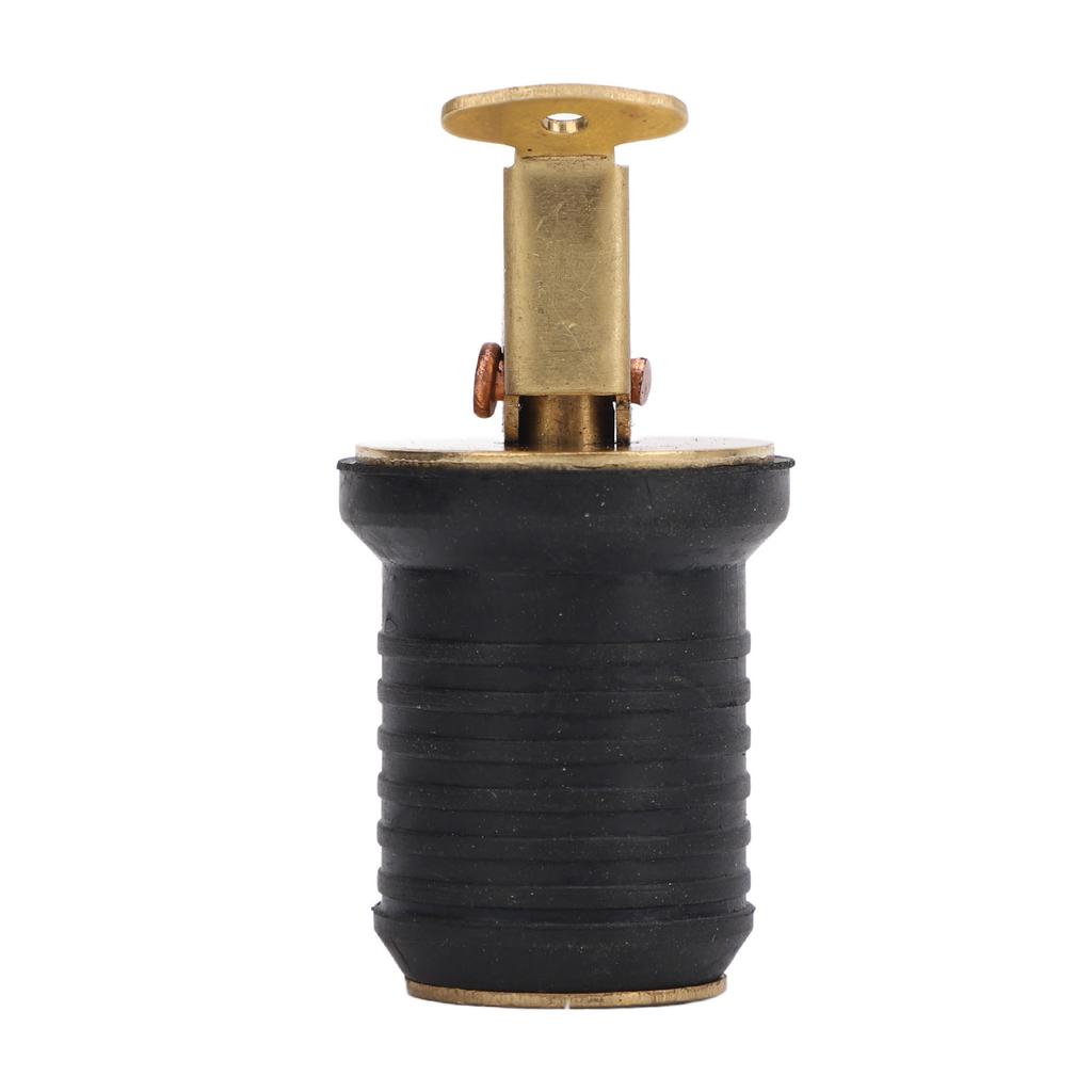Boat Live Well Plug Brass Livewell Bait Well Drain Plug Tight Sealing Boat Drain Plug Boat Drain Plug for Bilge Beam