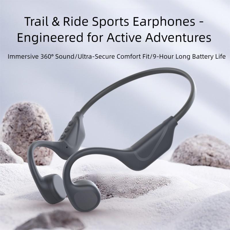Factory Customized JL Chip Bone Conduction Sports Headphones Open Ear Wireless Bluetooth Headset IPX5 Waterproof Earphones