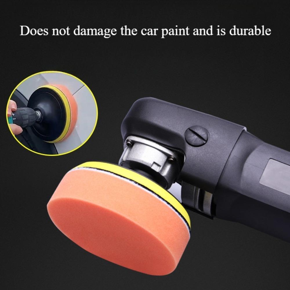 Automotive Detailing Sponge Kit for Polishing & Waxing - Includes Japanese Wool Pads, Sponge Wheels & Polishing Discs