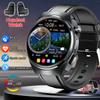 New Smart Watch Headset Two In One Wireless Bluetooth Dual Earbuds Call Health Monitor Sport Tracker Smartwatch For Men IOS