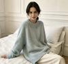 Lazy Wind Large Size Pullover Sweater Women's Autumn and Winter New Versatile Soft Waxy Thick Version Wool Blended Pullover